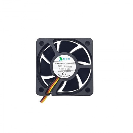 Xmer 5020S24H, 50x50x20mm 24VDC 0.06A 6000rpm 3 Kablolu Fan