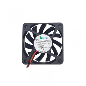 Xmer 6010S12H, 60x60x10mm 12VDC 0.13A 3500rpm 2 Kablolu Fan