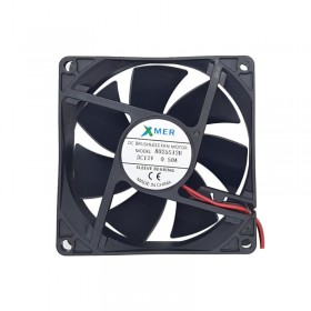 Xmer 8025S12H, 80x80x25mm 12VDC 0.15A 3000rpm 2 Kablolu Fan