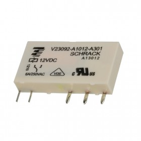 V23092-A1012-A301, 12VDC 6A SPT (1 Form C) Röle