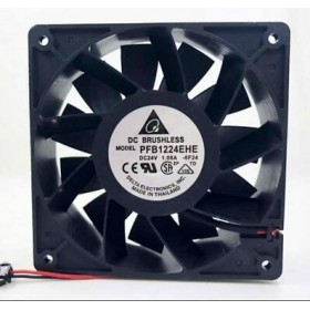 PFB1224EHE, 120x120x38mm 24VDC 1.08A 2 Kablolu Fan