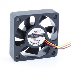 AD5012UB-D76, 50x50x25mm 12VDC 0.20A 3 Kablolu Fan