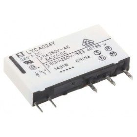 LYPA024Y, 24VDC 6A SPDT Röle