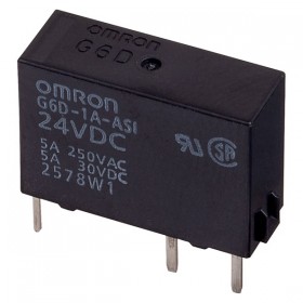 G6D-1A-ASI DC24, 24VDC 5A SPST-NO (1 Form A) Röle