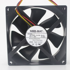 3610RL-04W-B49, 90x90x25mm 12V 0.35A 3 Kablolu Fan