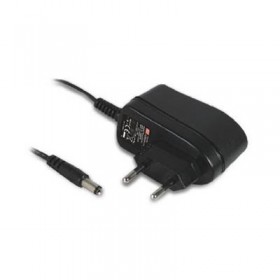 GSM06E05-P1J, 5VDC 1.2A 6W Priz Tip Medikal Adaptör, Mean Well