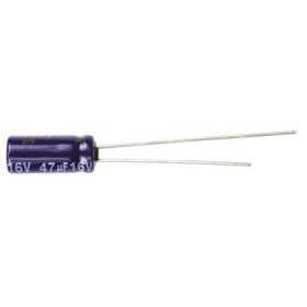 ECA-1HM471, 470uF 50V 10x20mm Elektrolikit Kondansatör
