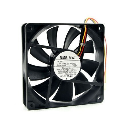 4710KL-05W-B59, 120x120x25mm 24VDC 0.38A 3 Kablolu Fan