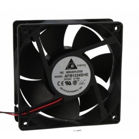 AFB1224SHE, 120x120x38mm 24VDC 0.75A 2 Kablolu Fan