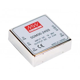 SDM30-12S5, 9-18Vin 5Vout 5000mA 30W DC/DC Konvertör