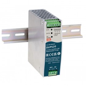 DUPS20, 24-29VDC 20A Ray Tipi Kesintisiz UPS Modül, Mean Well