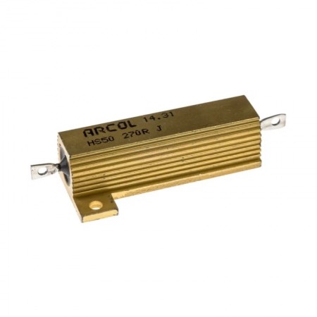 HS50 270R J, 270R 50W Alüminyum Direnç