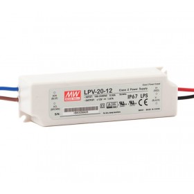LPV-20-15, 15VDC 1.33A Sabit Voltaj Ekonomik LED Sürücü, Mean Well