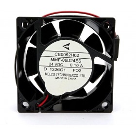 MMF-06D24ES, 60x60x25mm 24VDC 0.10A 2 Kablolu Fan