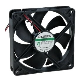 MEC0251V3-000U-A99, 120x120x25mm 12VDC 1.9W 2 Kablolu Fan