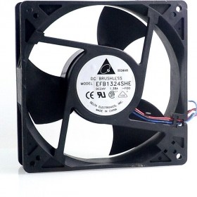 EFB1324SHE, 127x127x38mm 24VDC 1.38A 2 Kablolu  Fan