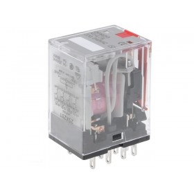 MY4IN 220/240VAC, 220/240VAC 5A DPDT (4 Form C) Röle