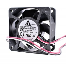 QFR0624GH, 60x60x25mm 24VDC 0.21A 3 Kablolu Fan