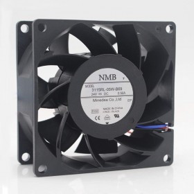 3115RL-05W-B86, 80x80x38mm 24VDC 1.10A 4 Kablolu Fan