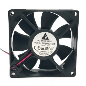 AFB0824SH, 80x80x25mm 24VDC 3.8W 2 Kablolu Fan