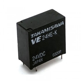 VE24HE-K, 24VDC 5A SPDT (1 Form C) Röle