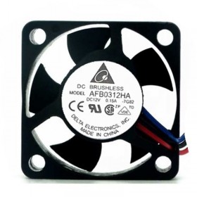 AFB0312HA-7G82, 30x30x10mm 12VDC 0.15A 3 Kablolu Fan