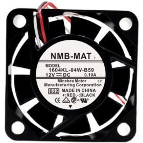 1604KL-04W-B59, 40X40x10mm 12VDC 0.10A 3 Kablolu Fan