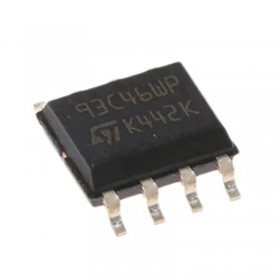 M93C46-WMN6P, 93C46WP, 1Kb 2MHz SOIC-8 SMD Eeprom