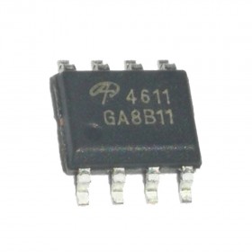 AO4611, 4611, 60V 4.9A P+N Ch SOIC-8 SMD Dual Mosfet Transistör