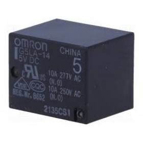 G5LA-14 DC5, 5VDC 5A SPDT (1 Form C) Röle