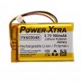 PX603048, Power-Xtra 3.7V 900mAh Li-Polymer Pil (Soketli-Devreli/1.5A)