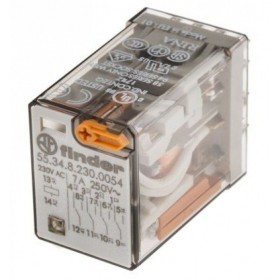 Finder 55.34.8.230.0054 7A 230V 4PDT (4 Form C) Röle