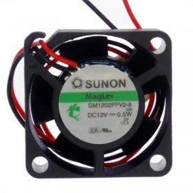 GM1202PFB3-8, 25x25x10mm 12VDC 0.5W 2 Kablolu Fan