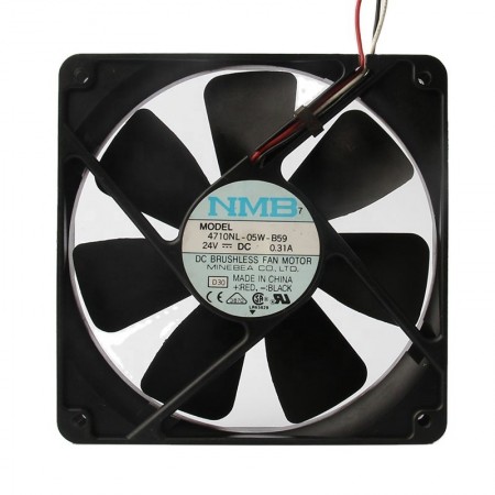 4710NL-05W-B59, 120x120x25mm 24VDC 0.31A 3 Kablolu Fan