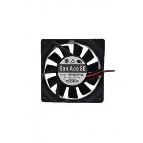 109P0824H602, 80x80x20mm 24VDC 0.12A 2 Kablolu Fan