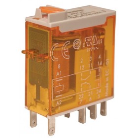 46.52.8.230.0054, 230VAC 8A Çift Kontak Röle