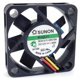 ME40101V1-000U-G99, 40x40x10mm 12VDC 1.08W 3 Kablolu Fan