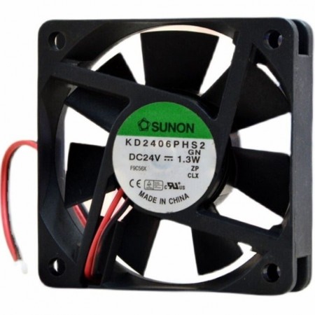 KD2406PHS2, 60x60x15mm 24VDC 1.3W 2 Kablolu Fan