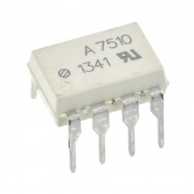 HCPL-7510-000E, HCPL7510, A7510, 1 Ch 4.5-5.5V 100kHz İzolatör Op-Amp