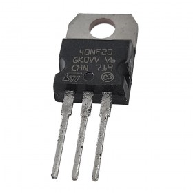 STP40NF20, 40NF20, N-Ch 200V 40A TO-220AB Mosfet Transistör