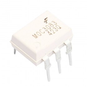 MOC3083M, MOC3083, Optoisolator Triac Output 4170Vrms 1 Channel DIP-6
