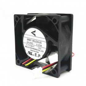 MMF-06J24US, 60x60x25mm 24VDC 0.23A 3 Kablolu Fan