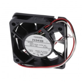 06015KA-24N-AT-00, 60x60x15mm 24VDC 0.13A 3 Kablolu Fan, 2406KL-05W-B59-L50