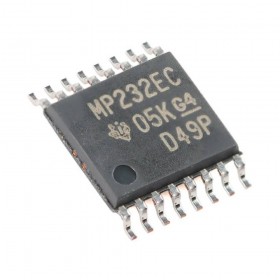 MAX3232ECPWR, MP232EC, TSSOP-16 SMD Entegre Devre, MAX3232