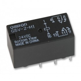 G5V-2-H1 DC12, 12VDC 2A DPDT (2 Form C) Röle