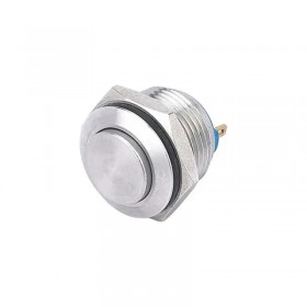 HBDGQ16H-10Z/J/S, 16mm 250V 3A 1NO IP65 Metal Kalıcı Buton