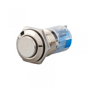 HBDS1-AGQ16H-11Z/J/S, 16mm 1NO/1NC IP67 Metal Kalıcı Buton