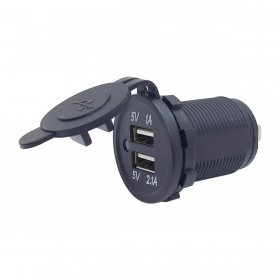 AF266C, 2'li 5V/1A - 5V/2.1A USB Şarj Soketi