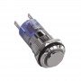 HBDS1-AGQ16H-11EZ/J/S/24V/B, 16mm 250V 5A IP67 Mavi Işıklı Paslanmaz Çelik Kalıcı Buton, CD21S