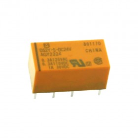 DS2Y-S-DC24V, 2A 24VDC DPDT (2 Form C) Röle